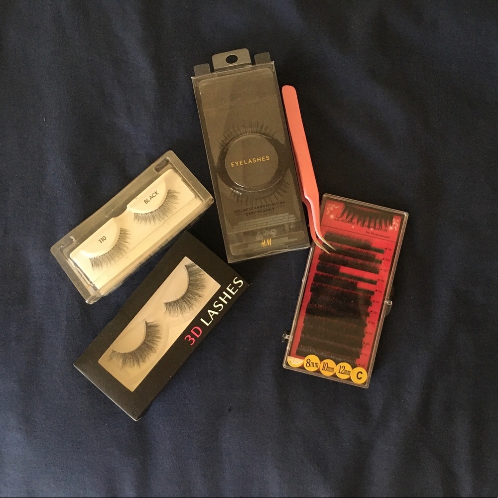 Falsies false eyelashes & tweezer